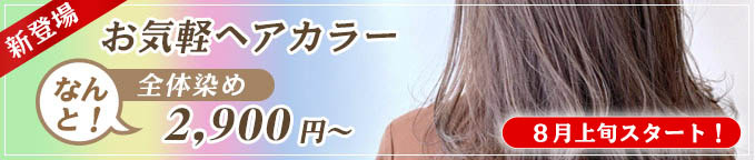 お気軽ヘアカラー